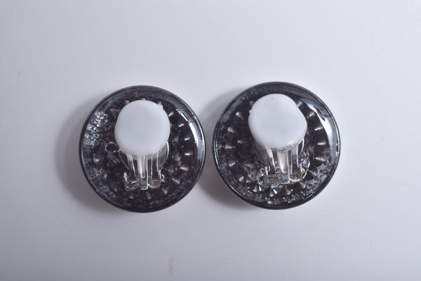 PAVE EARRING/PIERCE
