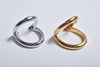 DOUBLE CURVED RING