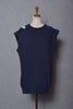 ASYMMETRY OPEN SHOULDER FRENCH SLEEVE URAKE PULLOVER