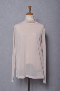 HIGH NECK SHEER PULLOVER