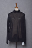 HIGH NECK SHEER PULLOVER