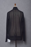 HIGH NECK SHEER PULLOVER