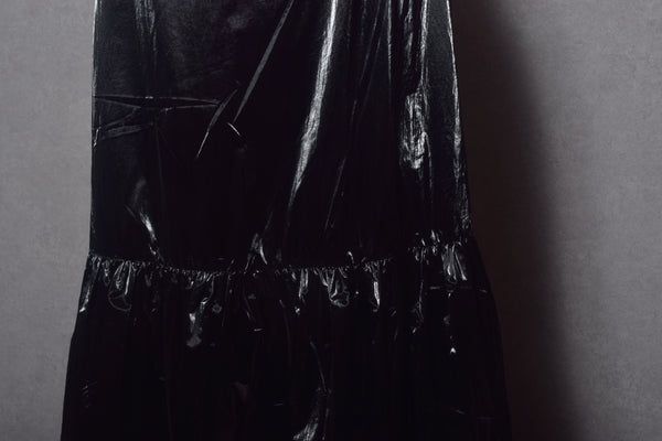 METARIC GATHERED SKIRT