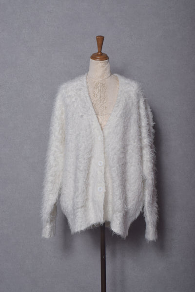 SHAGGY KNIT CARDIGAN
