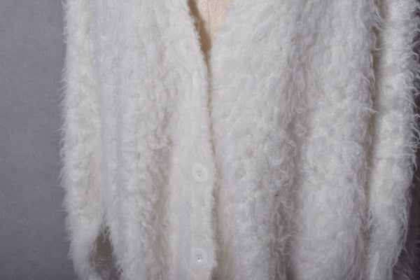 SHAGGY KNIT CARDIGAN
