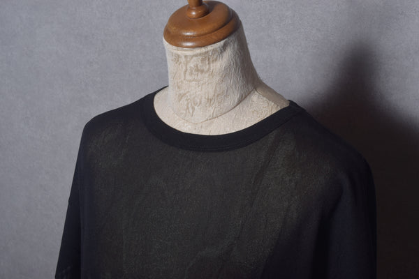 HALF SLEEVE SHEER  PULLOVER