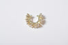 RHINESTONE ROUND EARCUFF