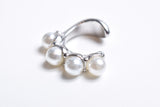 4 PEARLS TINY EARCUFF