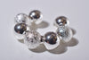 DUAL TEXTURE BALL EARCUFF