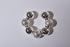 DUAL TEXTURE BALL EARCUFF