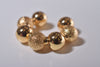 DUAL TEXTURE BALL EARCUFF