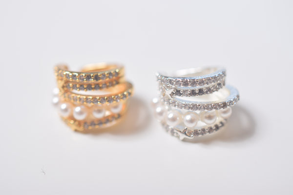 STAR PEARL ZIRCONIA EARCUFF