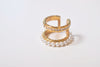 PEARL ZIRCONIA LINE EARCUFF