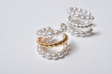 PEARL TWIST METAL EARCUFF