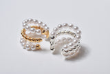 PEARL TWIST METAL EARCUFF