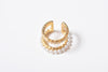 PEARL ZIRCONIA LINE EARCUFF