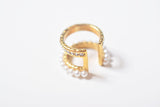 PEARL ZIRCONIA LINE EARCUFF