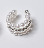 PEARL TWIST METAL EARCUFF