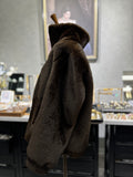 fake fur blouson