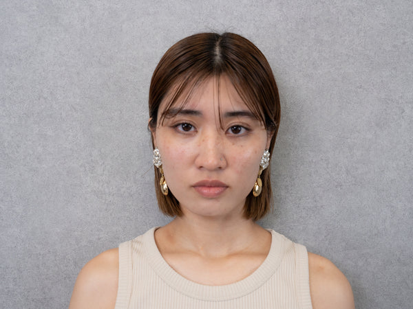 PINEAPPLE EARRING/PIERCE