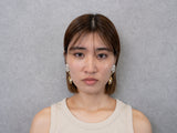 PINEAPPLE EARRING/PIERCE