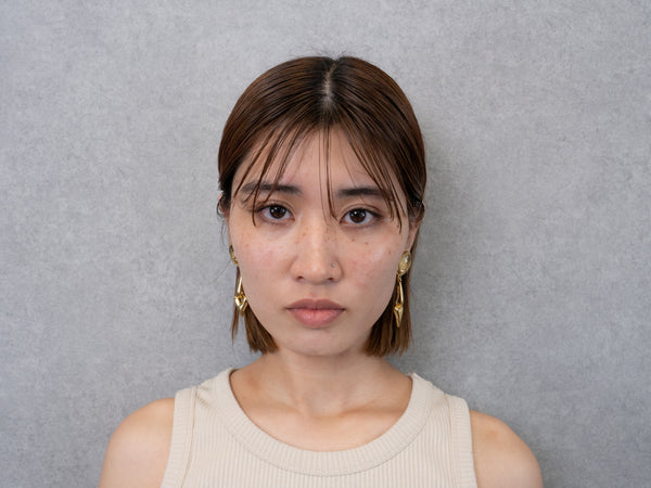 SWING HEART EARRING/PIERCE