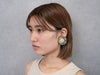 MODERN FLOWER EARRING/PIERCE