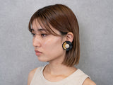 MODERN FLOWER EARRING/PIERCE