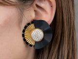 MODERN FLOWER EARRING/PIERCE