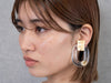 BLOCK EARRING/PIERCE