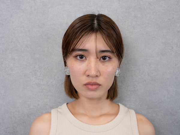 MOSAIC CHAIN EARRING/PIERCE