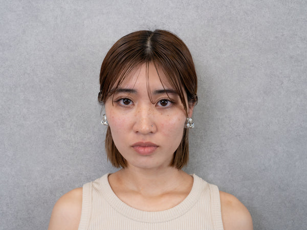 DROP CHAIN MINI EARRING/PIERCE
