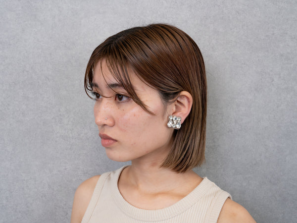 DROP CHAIN MINI EARRING/PIERCE
