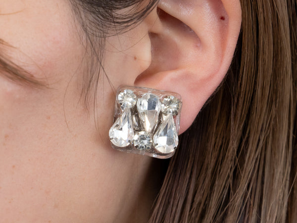 DROP CHAIN MINI EARRING/PIERCE