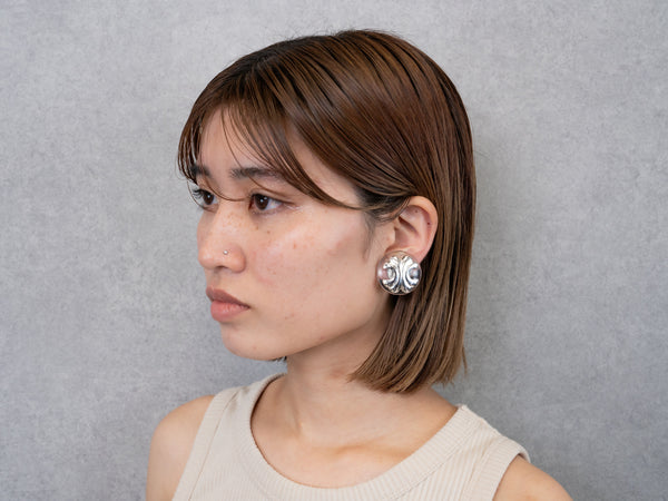 LILY CLEAR EARRING/PIERCE