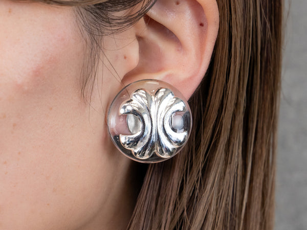 LILY CLEAR EARRING/PIERCE