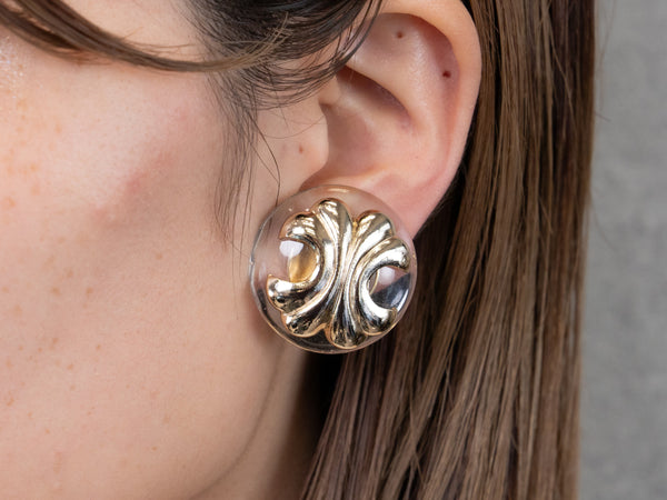 LILY CLEAR EARRING/PIERCE
