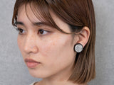 PAVE EARRING/PIERCE