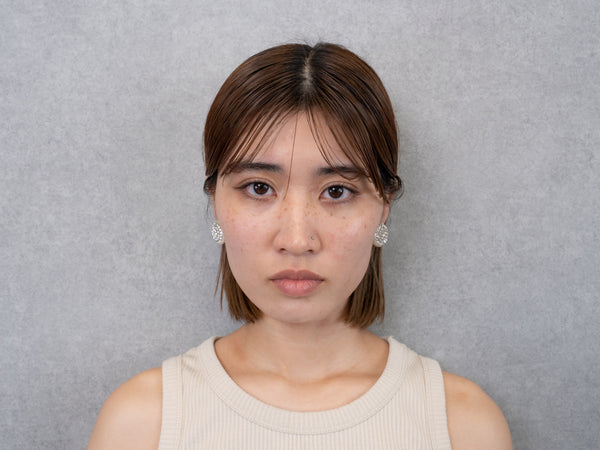 PAVE EARRING/PIERCE