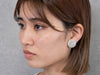 PAVE EARRING/PIERCE