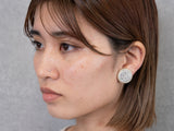 PAVE EARRING/PIERCE