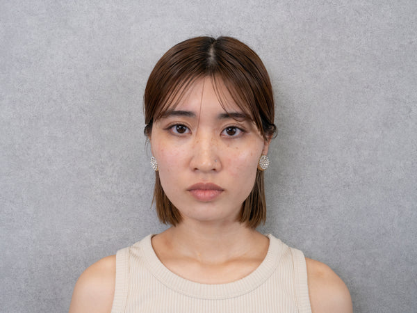 PAVE EARRING/PIERCE