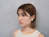 PAVE EARRING/PIERCE