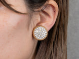 PAVE EARRING/PIERCE