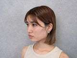 FRINGE PEARL MINI EARRING/PIERCE
