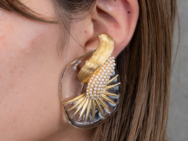 SWAN EARRING