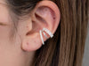 PEARL RHINESTONE MULTI LAYER EARCUFF