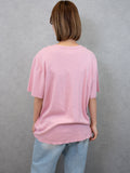 UNEVEN YARN JERSEY T-SHIRTS