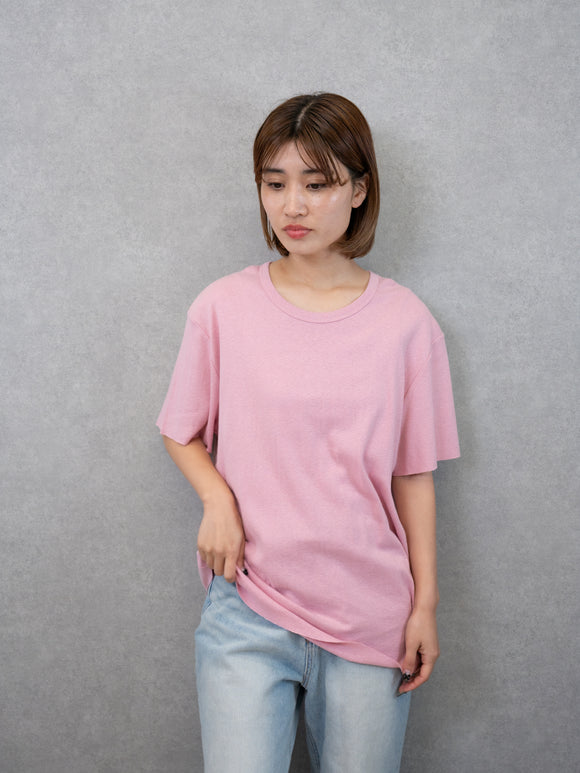 UNEVEN YARN JERSEY T-SHIRTS