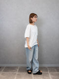 UNEVEN YARN JERSEY T-SHIRTS